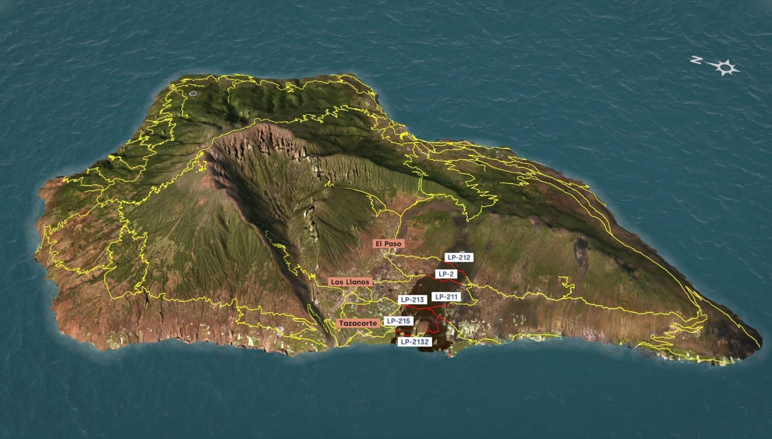 Mapa de la Isla