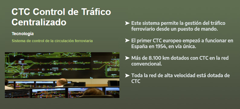 CTC Control de Tráfico Centralizado