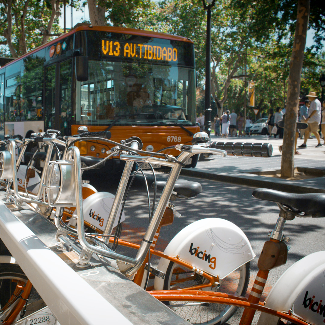 Bicicletas, autobuses
