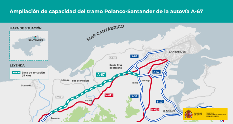 Imagen noticia: Ampliación de capacidad del tramo Polanco-Santander de la autovía A-67