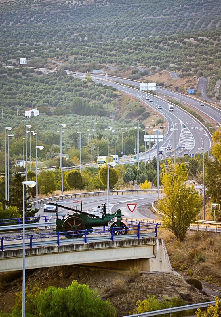 Imagen noticia: Detalle N-323 conexión con A-44 en enlace 42 Jaén Sur - Ministerio de Transportes, Movilidad y Agenda Urbana.