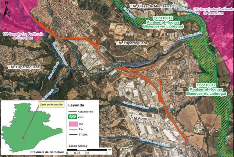 Imagen noticia: Mapa zona de actuación - Ministerio de Transportes, Movilidad y Agenda Urbana.