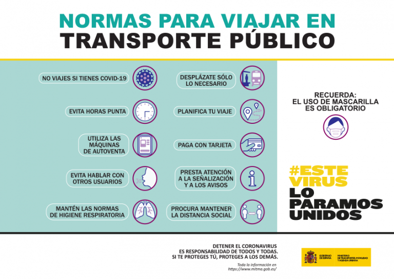 Imagen noticia: Normas para viajar - Ministerio de Transportes, Movilidad y Agenda Urbana.