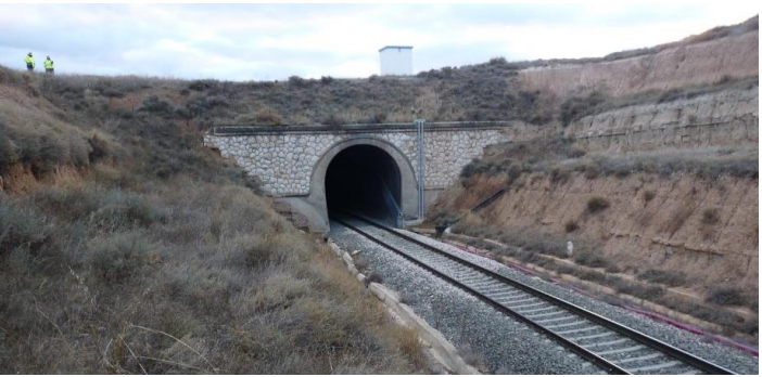 Túnel de la línea Zaragoza-Teruel-Sagunto